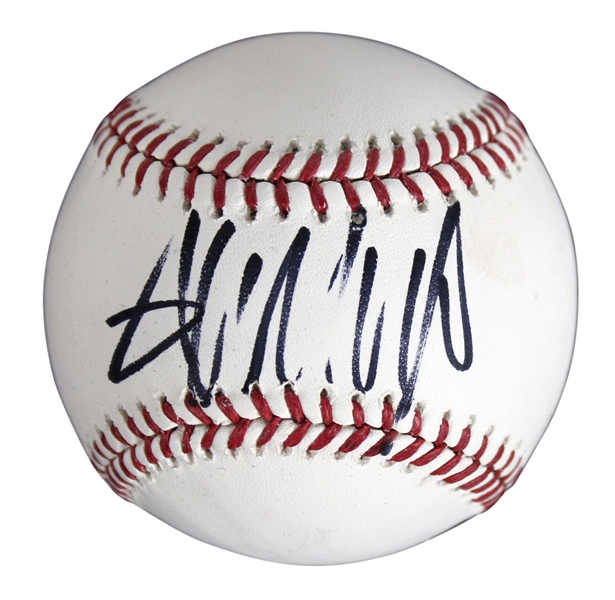 President Donald Trump Signed OML Baseball (PSA/DNA)