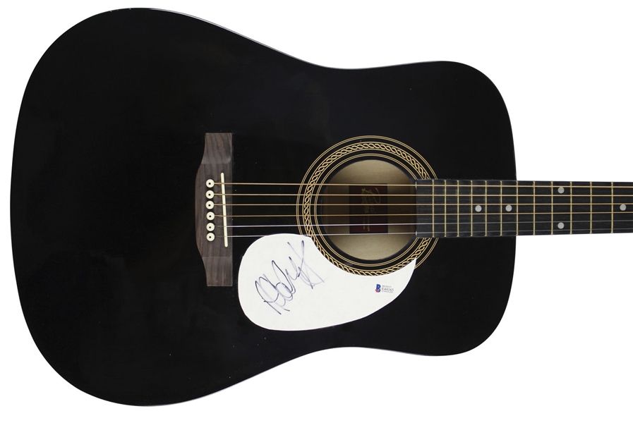 U2: Adam Clayton Signed Acoustic Guitar (BAS/Beckett)