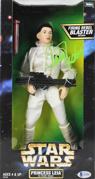 Carrie Fisher Signed Princess Leia Kenner Collection 12" Action Figure (BAS/Beckett)