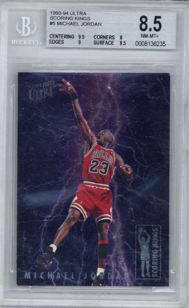 Michael Jordan 1993-94 ULTRA Scoring Kings #5 Card - Beckett/BGS Graded NM+ 8.5
