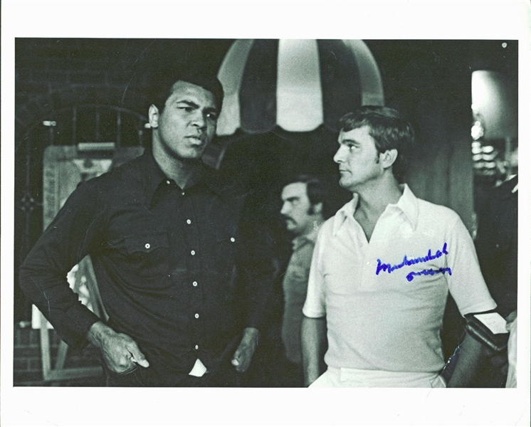 Muhammad Ali Signed Original 8" x 10" 1975 Black & White Louisville Times Photo (JSA)
