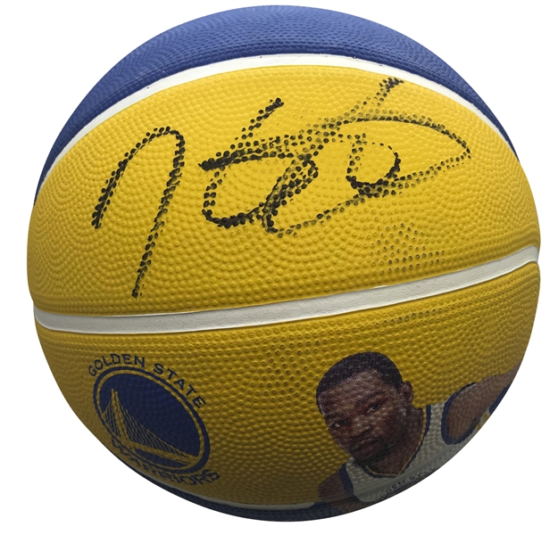 Kevin Durant Signed Composite Golden State Warriors Basketball (JSA)