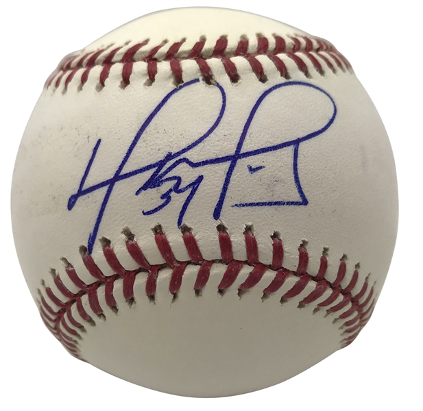 David Ortiz Signed OML Baseball (Beckett/BAS Guaranteed)