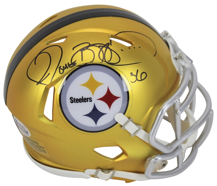 Jerome Bettis Signed Steelers Mini Helmet (BAS/Beckett)