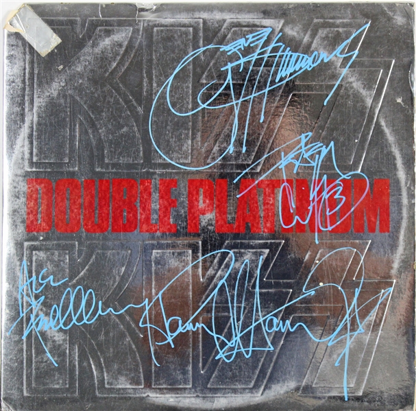 KISS Group Signed "Double Platinum" Album with All 4 Original Members! (Beckett/BAS)