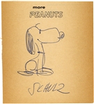 Charles M. Schulz Rare Vintage Ballpoint Signed & Hand Drawn Snoopy Sketch! (Beckett/BAS)