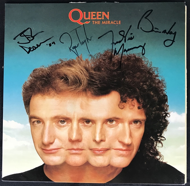 Queen Rare c. 1989 Group Signed "The Miracle" Album (Beckett/BAS Guaranteed)