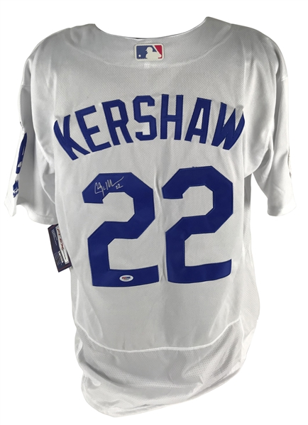 Clayton Kershaw Signed LA Dodgers Jersey (PSA/DNA)