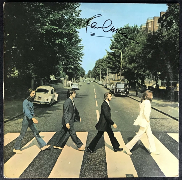 The Beatles: Paul McCartney Signed Record Album - "Abbey Road" (Beckett/BAS)
