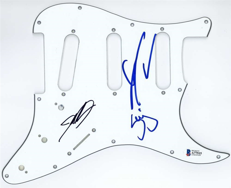 System of a Down Group Signed Stratocaster-Style Pickguard (Beckett/BAS)