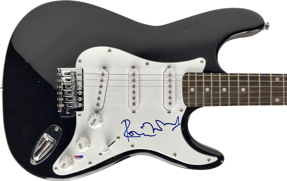 The Rolling Stones: Ronnie Wood Signed Stratocaster Style Guitar (PSA/DNA)
