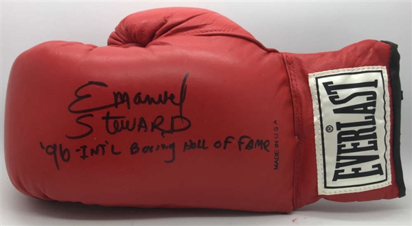 Emanuel Steward Signed Everlast Boxing Glove (JSA)