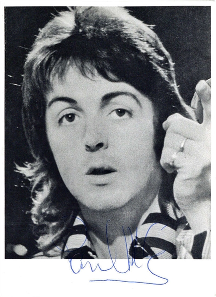 The Beatles: Paul McCartney Signed 4" x 6" Photograph (Beckett/BAS)