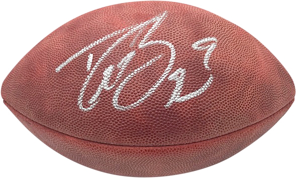 Drew Brees Signed Leather NFL Official Football (JSA)