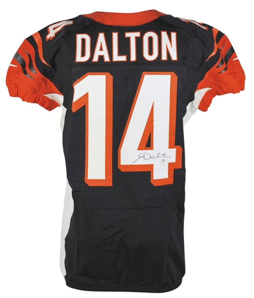 Andy Dalton Game Used Cincinnati Bengals Nike Jersey from 10/14/2012 vs. Cleveland (PSA/DNA & RGU)