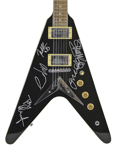 No Doubt RARE Group Signed Vector Electric Guitar (JSA)