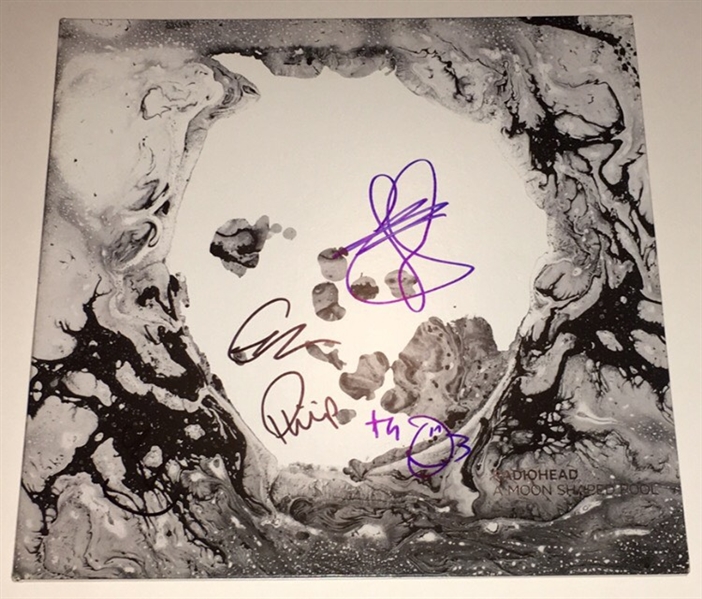 Radiohead Group Signed "A Moon Shaped Pool" Record Album (Beckett/BAS Guaranteed)