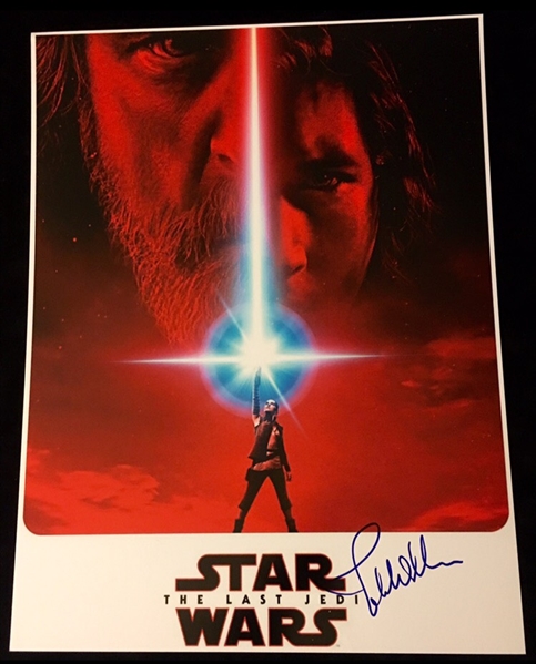 Star Wars: John Williams Signed "The Last Jedi" 16" x 20" Poster Photo (BAS/Beckett Guaranteed)