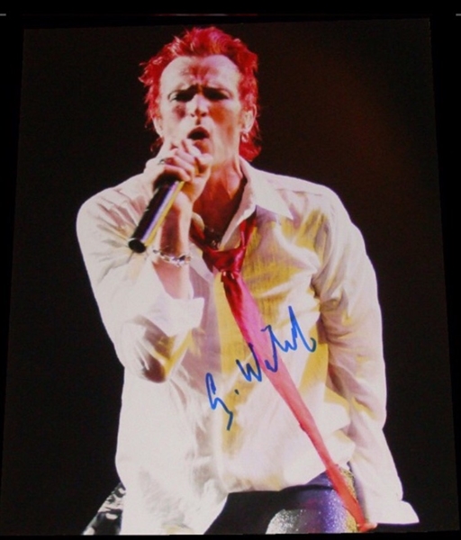 Scott Weiland Signed 11" x 14" On-Stage Color Photograph (Beckett/BAS Guaranteed)