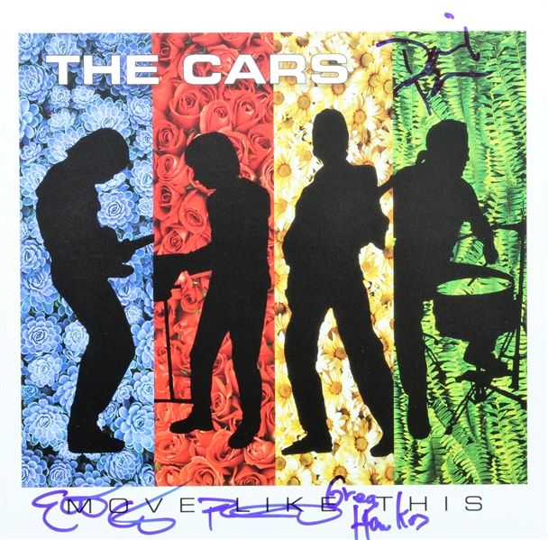 The Cars Group Signed "Move Like This" Record Album (4 Signatures)(Beckett/BAS Guaranteed)