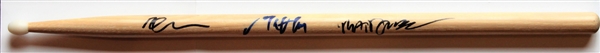 Pearl Jam Drummers Multi Signed Drumstick w/Cameron, Krusen & Chamberlain (Beckett/BAS Guaranteed)