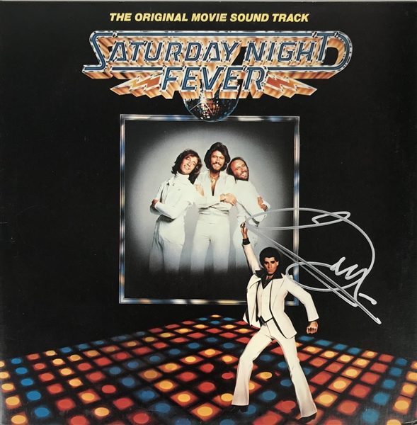 Barry Gibb Signed "Saturday Night Fever" Soundtrack (Beckett/BAS Guaranteed)