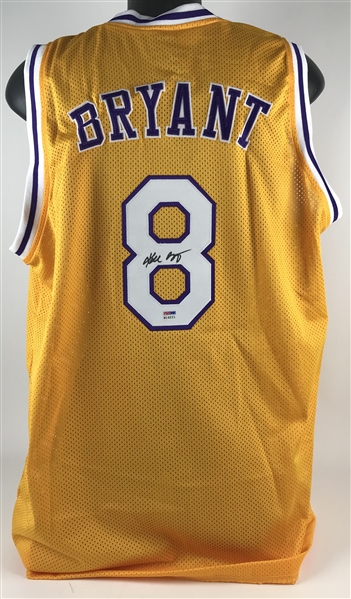 Kobe Bryant Signed Los Angeles Lakers #8 Rookie Era Jersey (PSA/DNA)