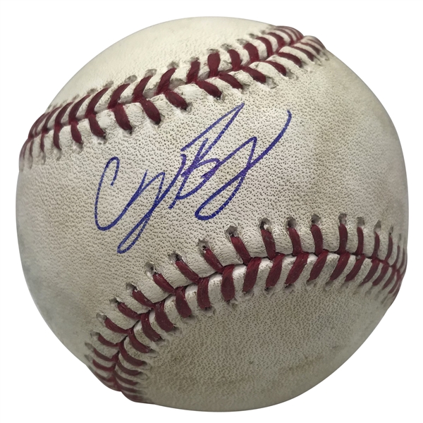 Cody Bellinger Signed & Game Used July 24th 2017 Baseball During 3 RBI Performance! (PSA/DNA & MLB)