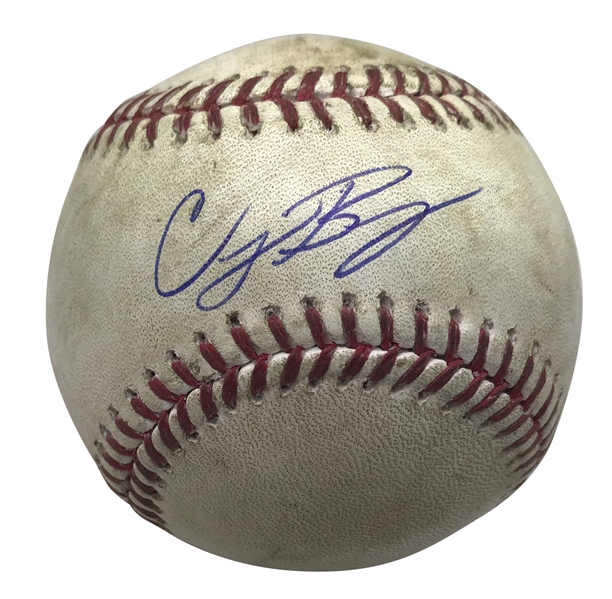 Cody Bellinger Signed & Game Used 2017 OML Baseball During ROY Season! (MLB & Beckett/BAS Guaranteed)