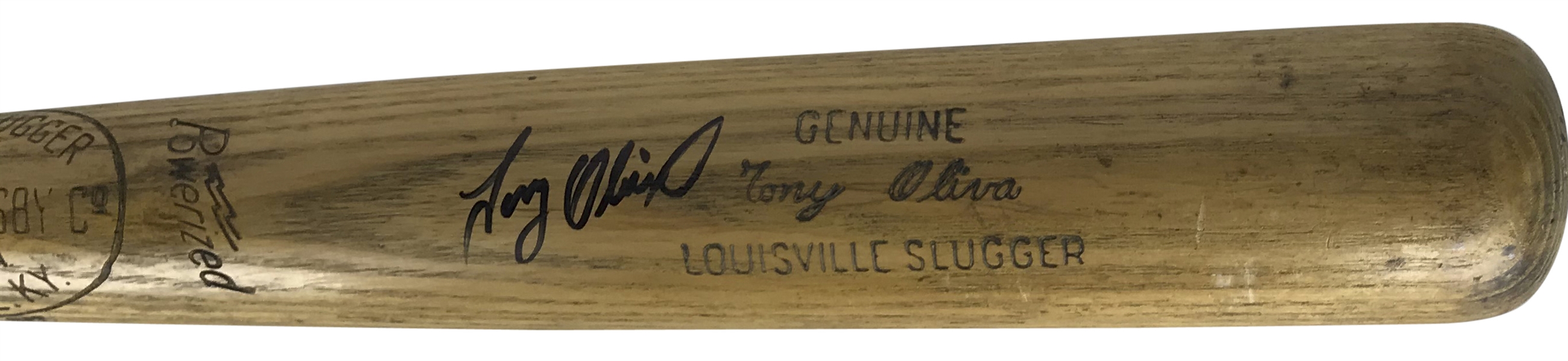 Tony Oliva ULTRA-RARE Signed & Game Used 1964 Rookie of the Year D2 Baseball Bat PSA/DNA GU 9!