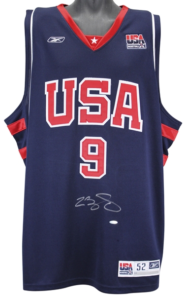 LeBron James Rare Signed Official Team U.S.A. Jersey (UDA)
