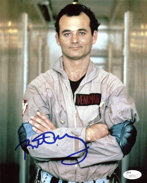 Bill Murray Rare Signed 8" x 10" from "Ghostbusters" (JSA)