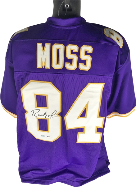 Randy Moss Signed Minnesota Vikings Jersey (Beckett/BAS)