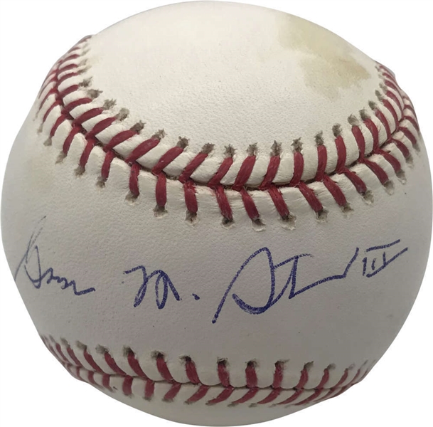 George Steinbrenner Signed OAL Baseball (JSA)