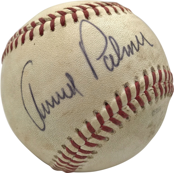 Arnold Palmer Boldly Signed Baseball (JSA) 