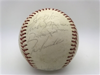1976 NY Yankees Team Signed OAL Baseball w/ Munson! (Beckett/BAS)