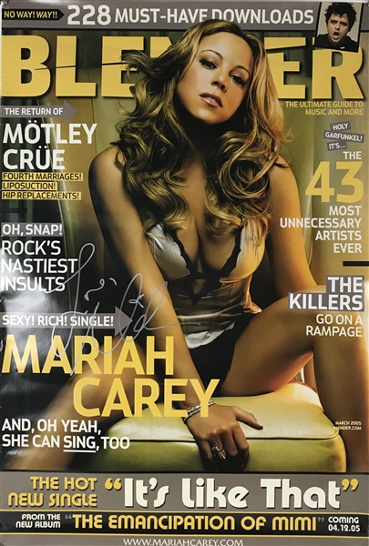 Mariah Carey Signed 36" x 24" Color Poster (Beckett/BAS Guaranteed)