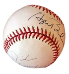 President George W. Bush & Vice President Dick Cheney Dual-Signed OAL Baseball (JSA)