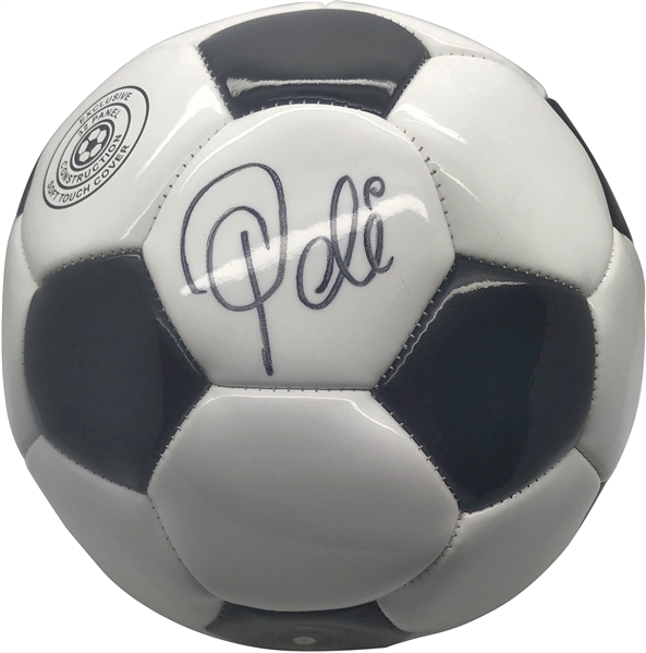 Pele Signed Wilson Soccer Ball (PSA/DNA)