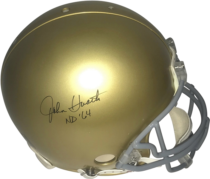 John Huarte Signed PROLINE Notre Dame Helmet (Beckett/BAS Guaranteed)