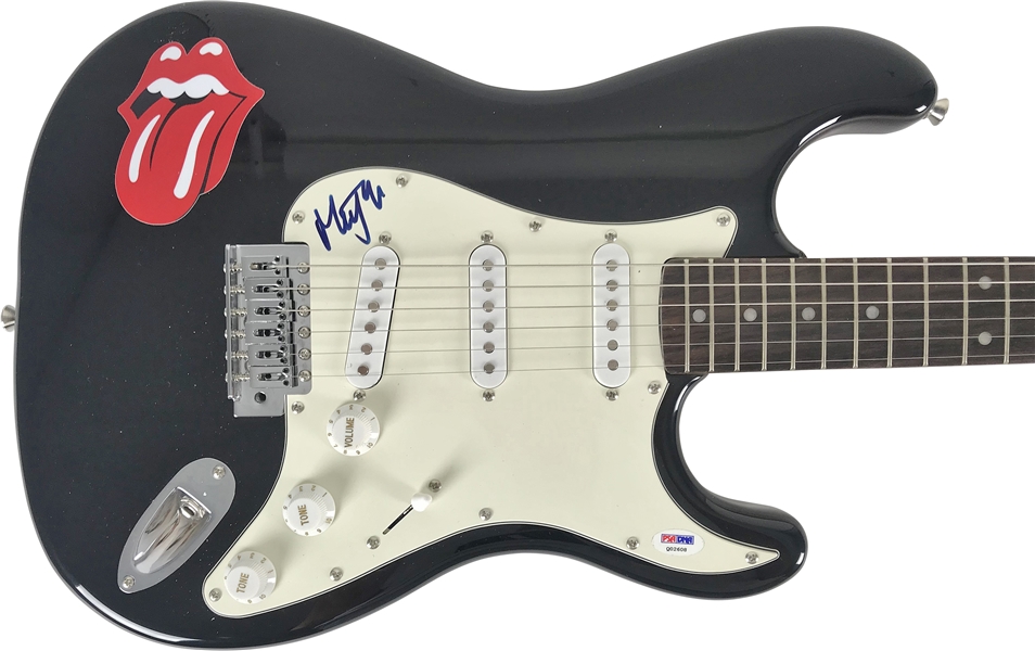 The Rolling Stones: Mick Jagger Signed Guitar (PSA/DNA)
