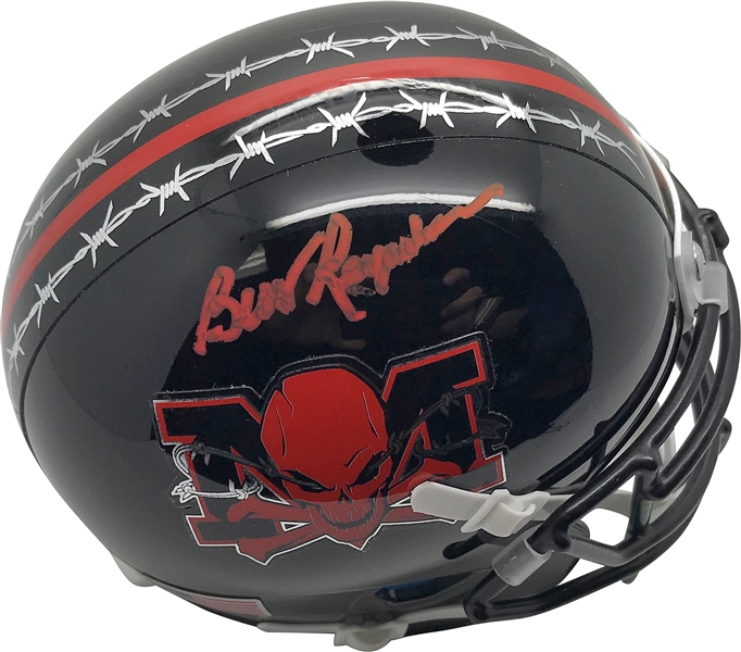 Burt Reynolds Signed "The Longest Yard" Mini Helmet (Beckett/BAS)