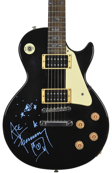 KISS: Ace Frehley Signed Les Paul Guitar w/ Hand-Drawn Sketch! (Beckett/BAS)