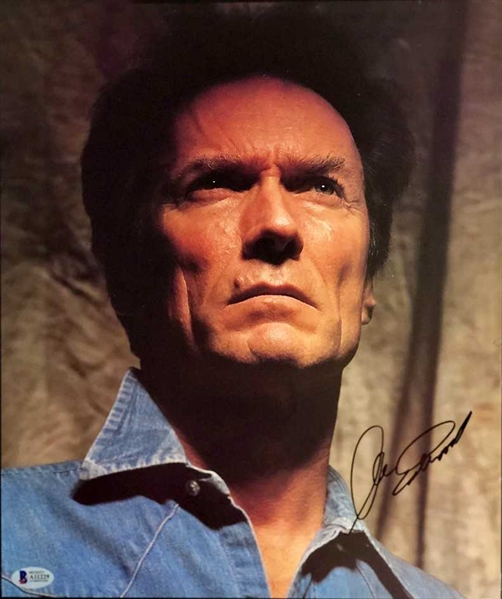 Clint Eastwood Signed 11" x 14" Color Photograph (Beckett/BAS)