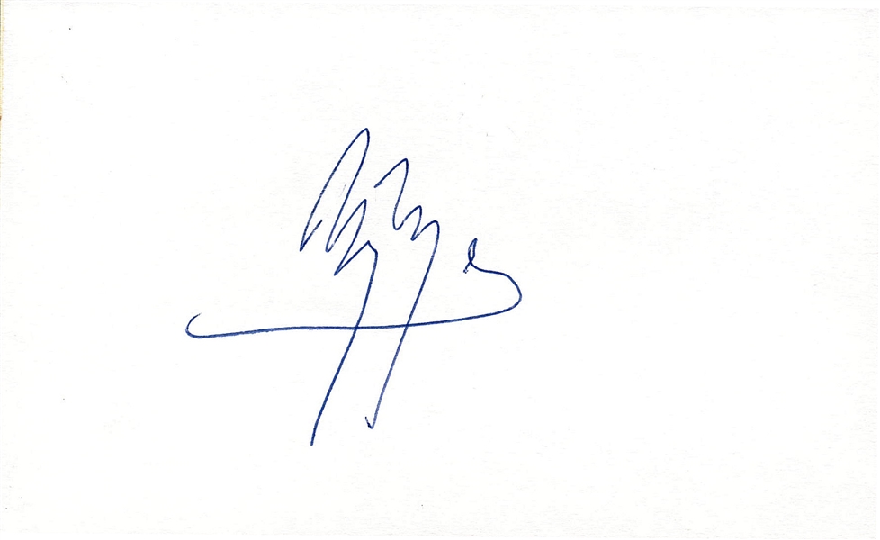 Led Zeppelin: Jimmy Page Signed 3" x 5" Album Page (Beckett/BAS Guaranteed)