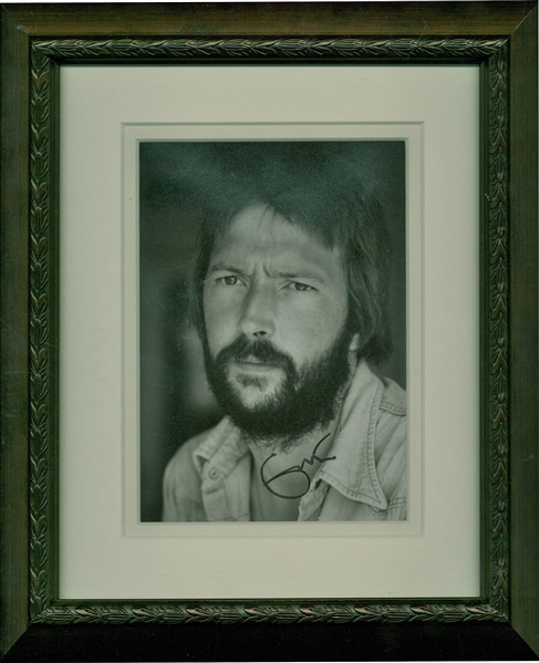 Eric Clapton Signed & Framed 8" x 10" Photograph (PSA/DNA)