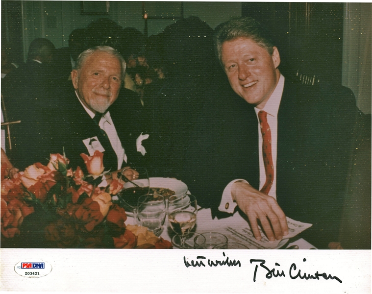 President Bill Clinton Signed 8" x 10" Photograph PSA/DNA MINT 9!