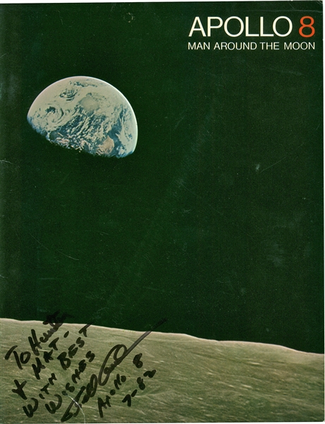 Bill Anders Signed Apollo 8 Program (Beckett/BAS Guaranteed)