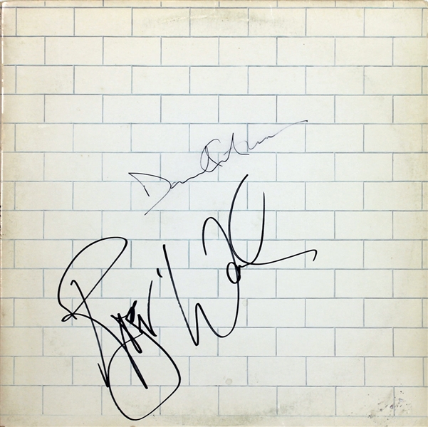 Pink Floyd: David Gilmour & Roger Waters Rare Dual Signed Album - "The Wall" (BAS/Beckett)