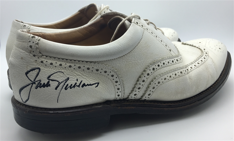 Jack Nicklaus 1986 Masters Tournament Victory Worn Style Golf Cleats! (PSA/DNA)
